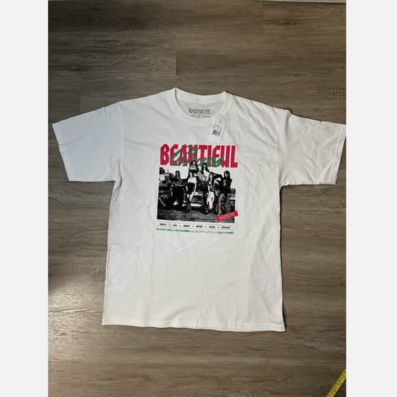 NWT Katseye x Target Beautiful Chaos Tour T-Shirt Exclusive Merch - Picture 2 of 7